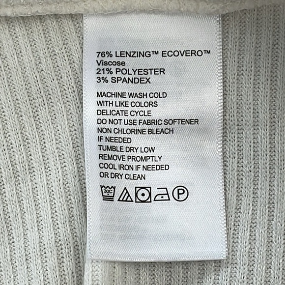 New Tommy Bahama Island Soft Sea Cove Rib Pant White Lounge Resort Sz L - Picture 12 of 13